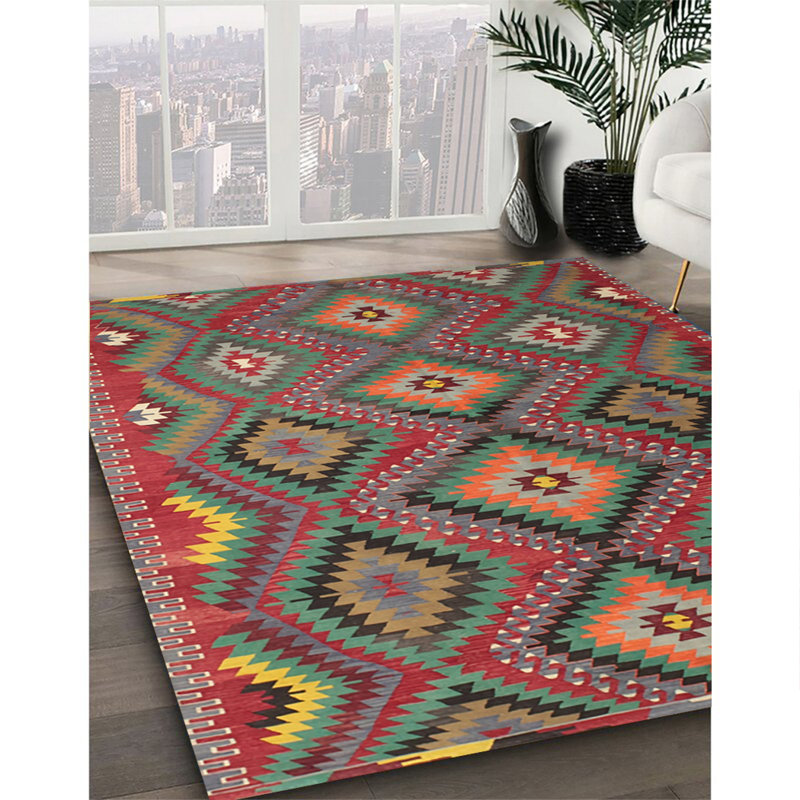 Southwestern Indoor Rug, Rectangle 7' x 9'