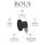 1" Diameter Circle Knob-1597642128