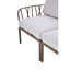 Fauteuil de jardin - base en plastique, coussin de confort intérieur / extérieur, structure