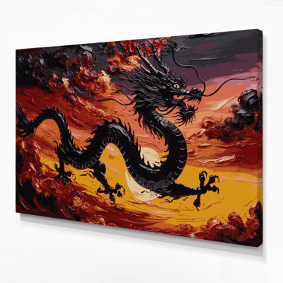 Art mural en toile Sci Fi Dragon