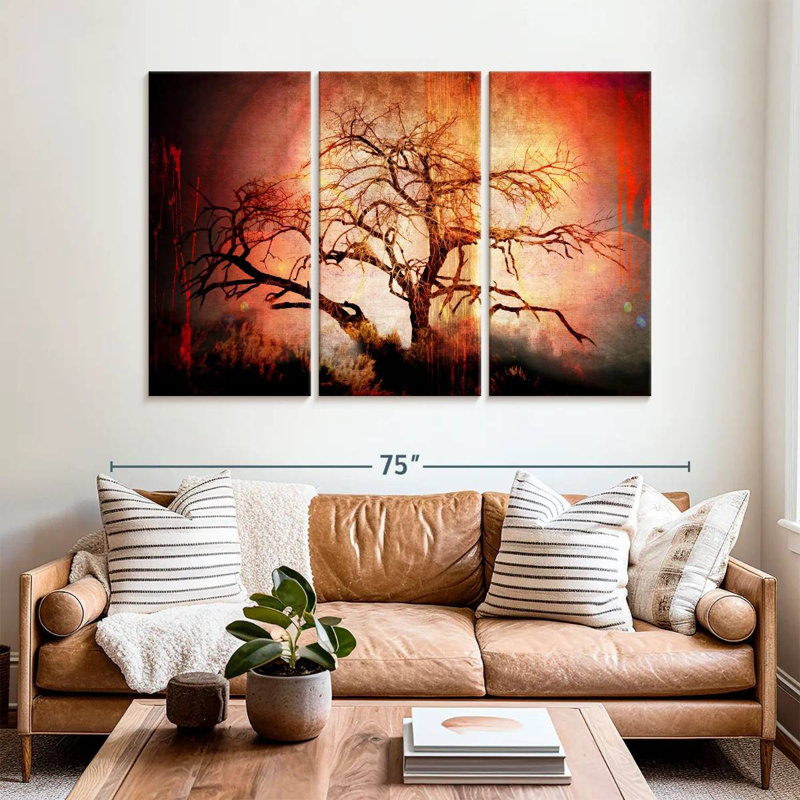 Arbre à coton Harnek IV, H 42 po x l 65 po
