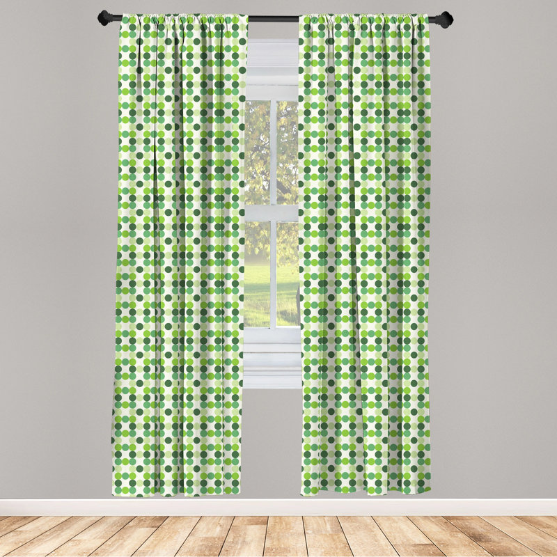 Geometric Semi-Sheer Rod Pocket Sliding Panel, 28" x 84"