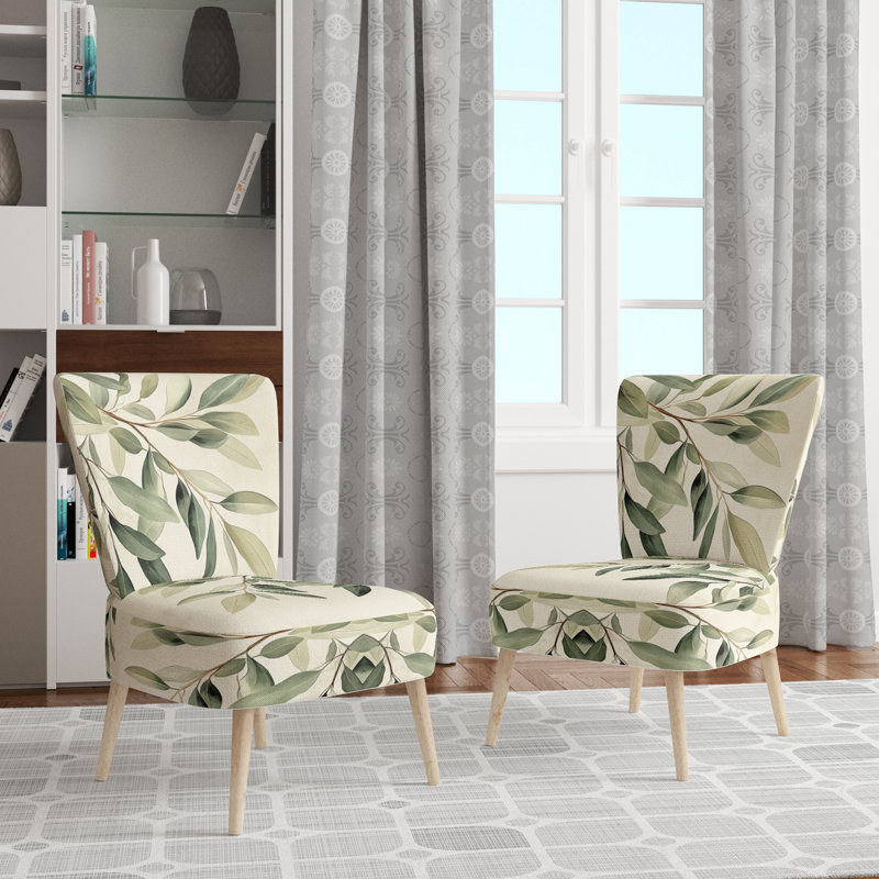 Chaise d'appoint Eucalyptus, Side Chair Armless