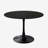 Adrian 42.12"Modern Round Dining Table with Round MDF Table Top,Metal Base Dining Table
