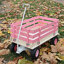 Outdoor Wooden Wagon Cart With Folding Handle-125205151