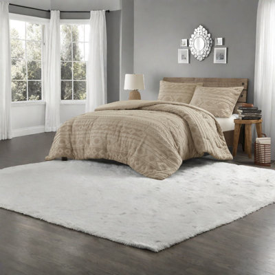 Ensembles de literie surdimensionnés confortables, maison de campagne rustique en chenille de polyester
