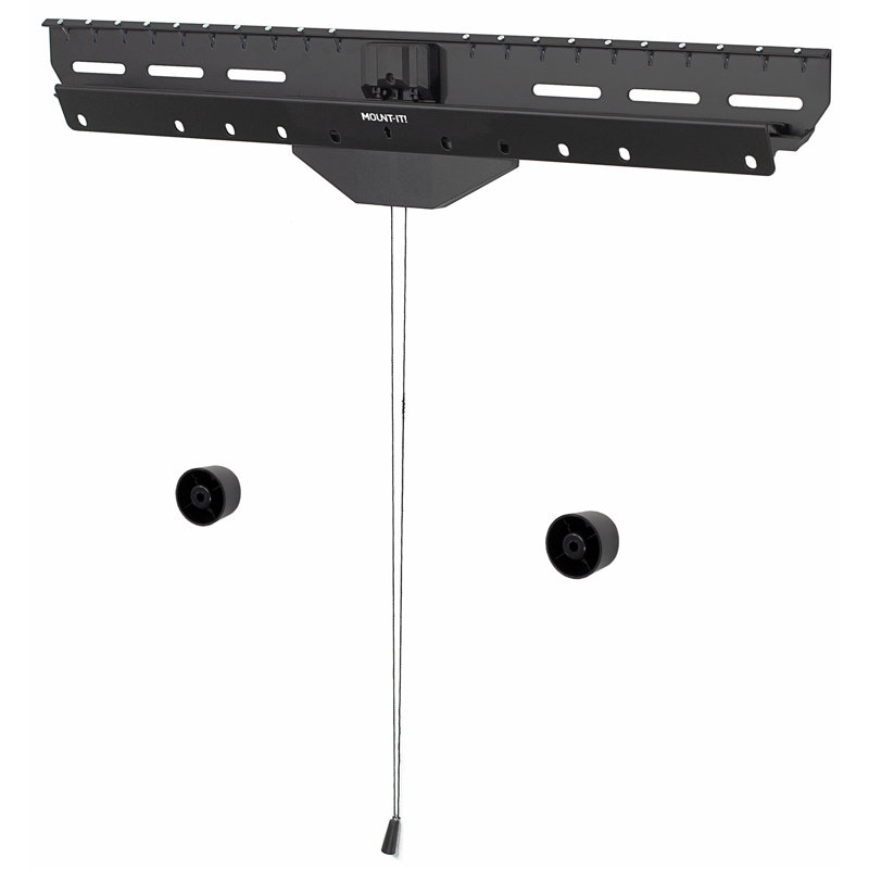 Mount-It! No Stud TV Wall Mount, Low-Profile Tilting Hanger Mount for No Drill Dry Wall Installation