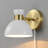 Minami Plug-in Armed Sconce-1175414847
