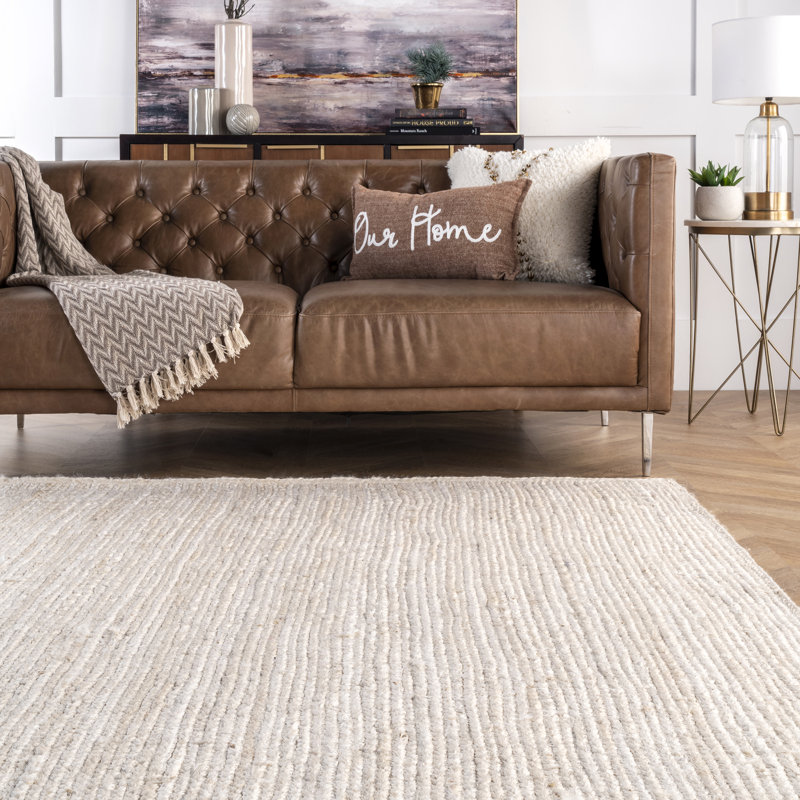 Cruise Natural Jute Area Rug, Rectangle 5' x 8'