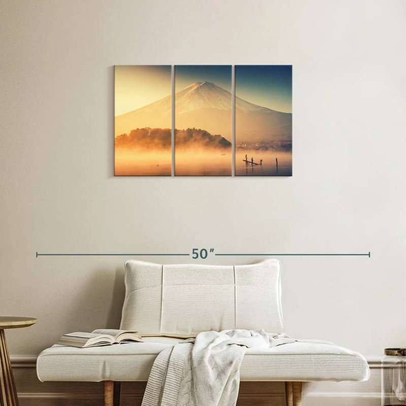 Brillant Mont Fuji, H 20 po x l 33 po
