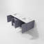 Ensemble de meuble-lavabo double mural 60 "Geneva-1559782673-1506509365
