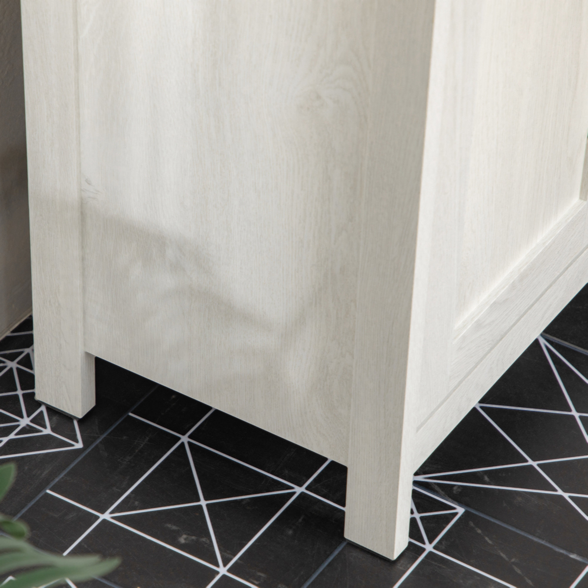 Tech Cube Kleankin Modern Bathroom Sink Cabinet, Floor Standing Under ...