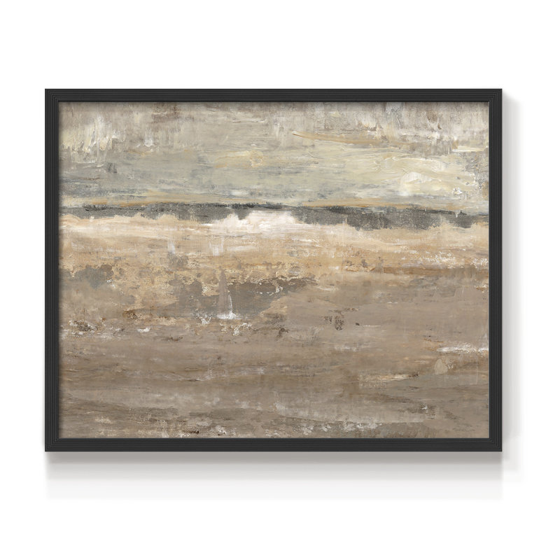 Tôt le soir, lumière II - reproduction encadrée - réarmable, H 8 po x l 10 po, Noir