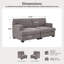 Canapé modulaire 61,62 po 2 places pour salon modulaire-1213459154