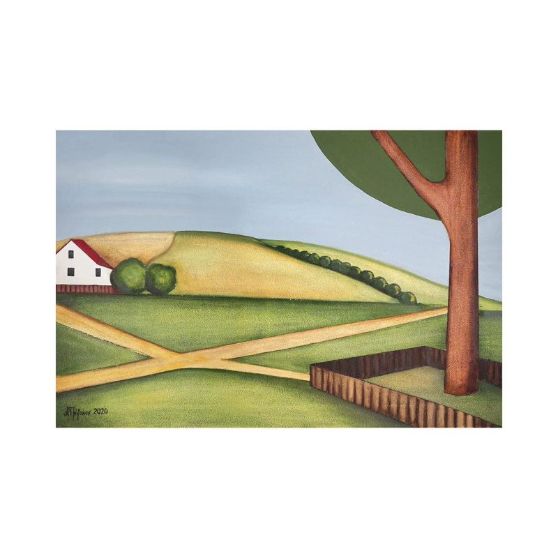 Hills by Alexander Trifonov - Wrapped Canvas Painting