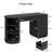 Computer Desk with Built-In Electrical Outlet-1790109478