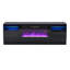 Metro Lane 178 cm W Black Electric TV Stand with 5000 BTU