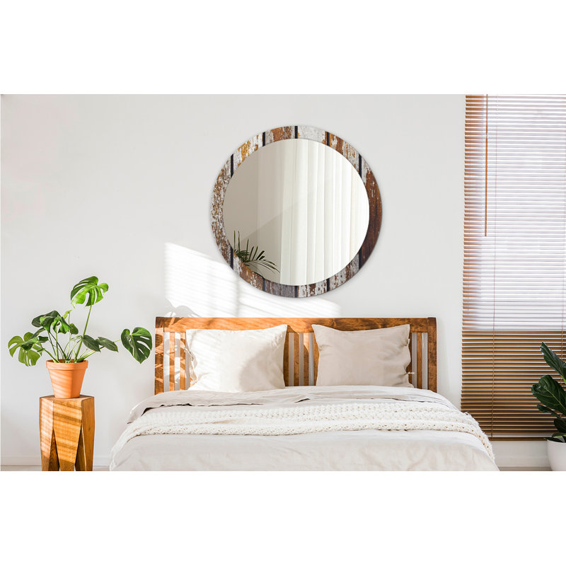 Huldar Glass Flat Wall Mirror