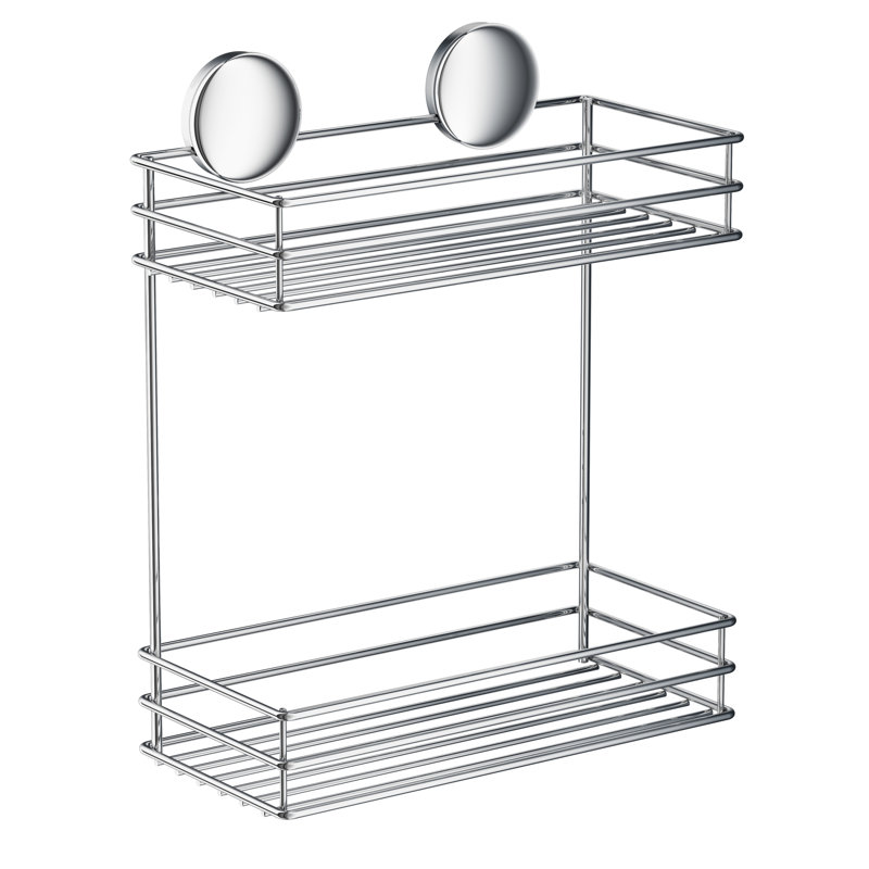 Panier de douche double autocollant NO DRILL 3M 