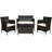Bryen 4 - Person Patio Conversation Set with Cushions-1366489770
