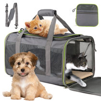 Cat Carrier Large Pet Carrier for 2 Cat, 18.5x11.8x11.8 Cat Bag