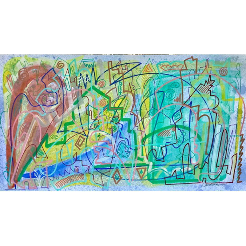 Hot Summer Jazz Painting by Kate Landishaw