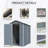 Outdoor plastic Storage Shed with floor-118170306