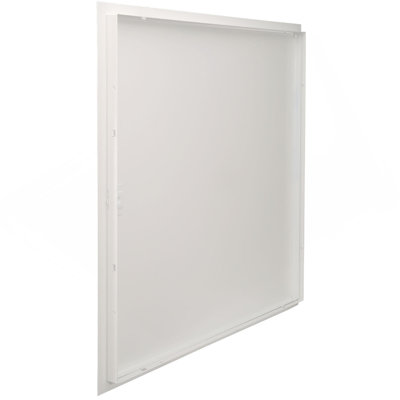 Access Panel For Drywall & Ceiling, 24 X 24 Inch Plumbing Access Panels, Reinforced Access Door, Heavy-Duty Steel Wall Hole Cover, Easy Install Removable Hinged Panel For Wiring & Cables, Silver