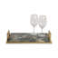 Plateau décoratif décoratif en agate pour repose-pieds et table basse-109413230