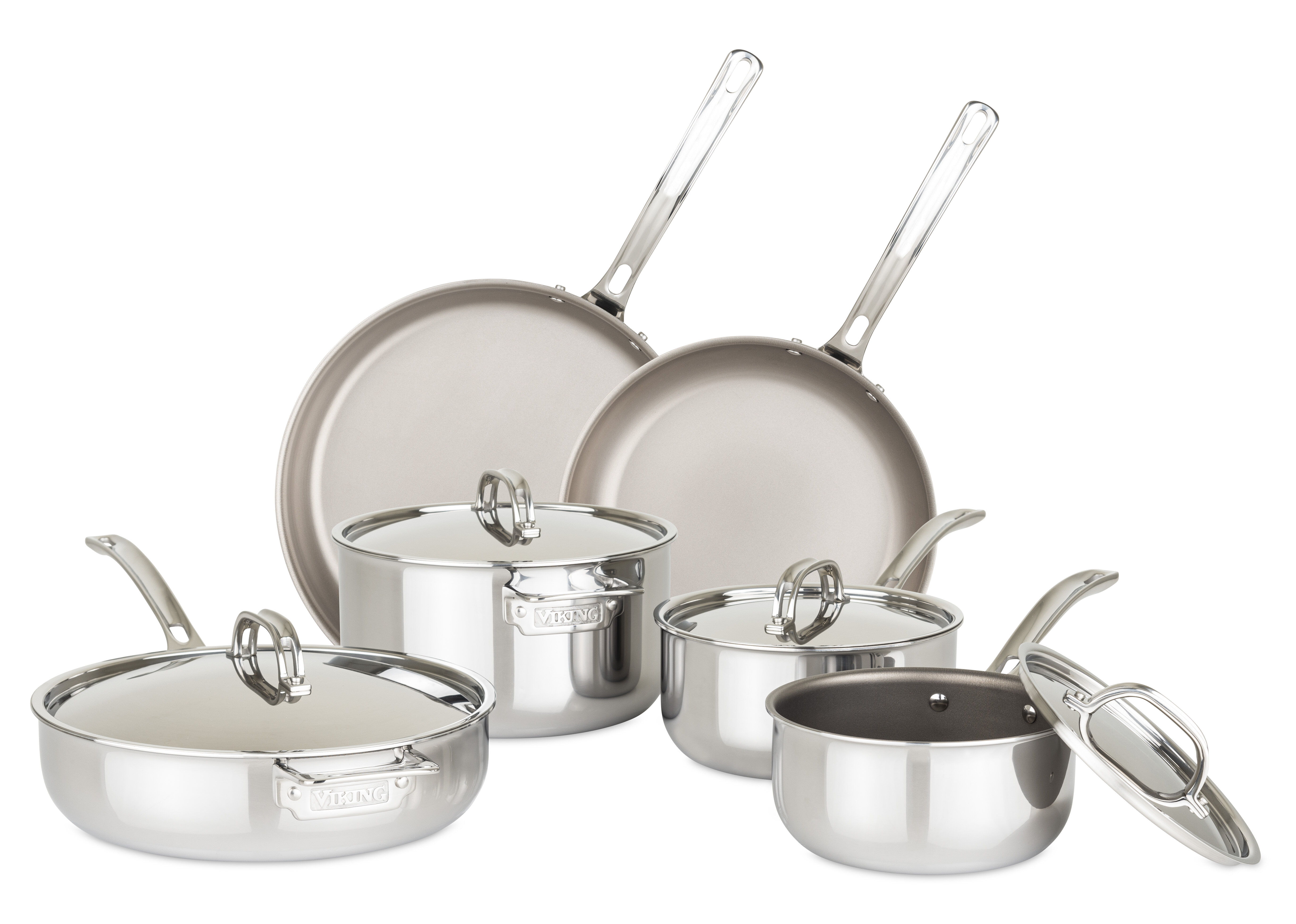 SilverAnt | 2-Piece Camping Cookware Set with Hanger | Large | Titanium