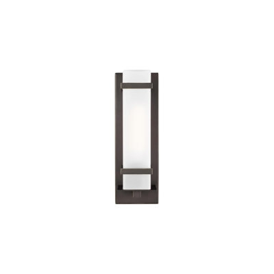 64659538E94D4DBCB4DBFAE94A8A80FE Alban 1-Light Antique Bronze Outdoor Wall Lantern Sconce