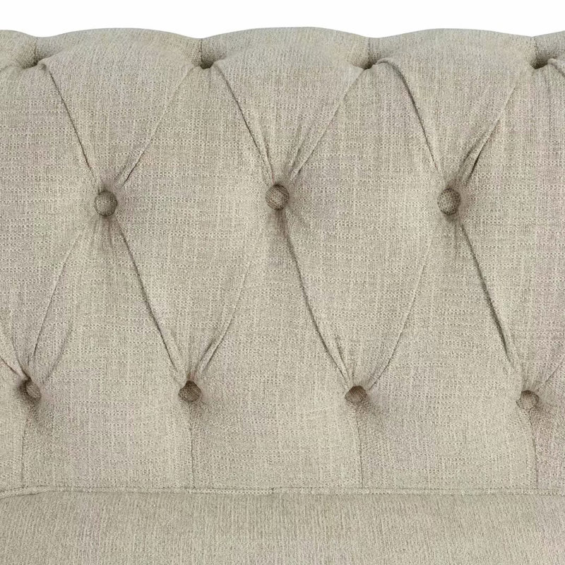 Ensemble de salon 2 pièces Trapeza, Velours beige