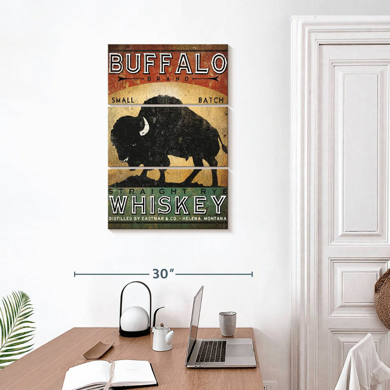 Brampt Buffalo Whiskey, 32'' H x 20'' W