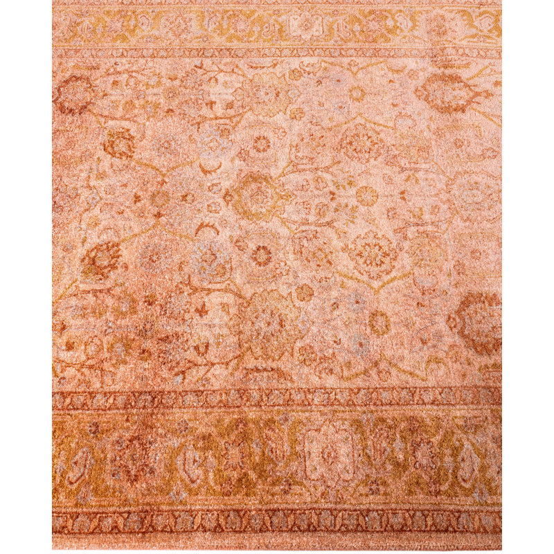 Overdyed One-of-a-Kind 3' 3" X 10' 1" Hand Knotted Area Rug