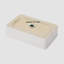 Lavabo de salle de bain rectangulaire en céramique 14 "Go Peak Track