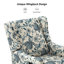 Fauteuil inclinable manuel oscillant floral Antonanzas-86307207