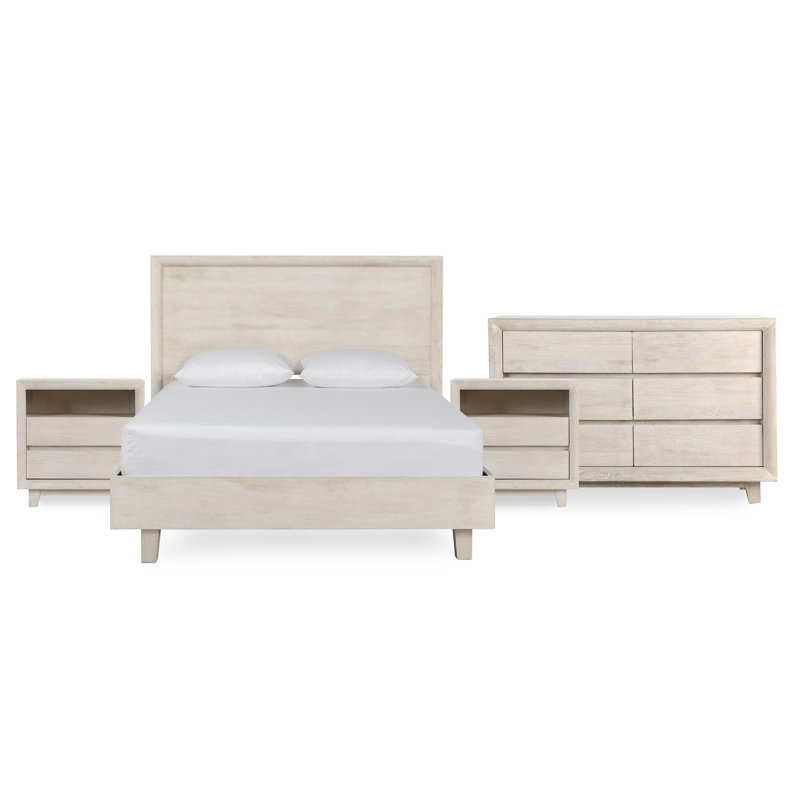 Longfellow 4 Piece Bedroom Set, Très grand californien