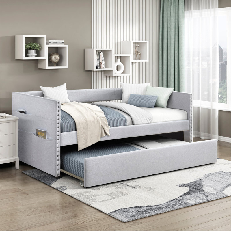 Lit de jour Modern, Gris clair