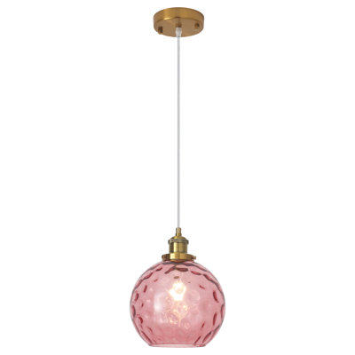 Joulane 1 - Light Modern Globe Single Pendant Lighting With Glass Shade -  Breakwater Bay, ACF3D3D666D34A2CAF83BA8F234C76D4