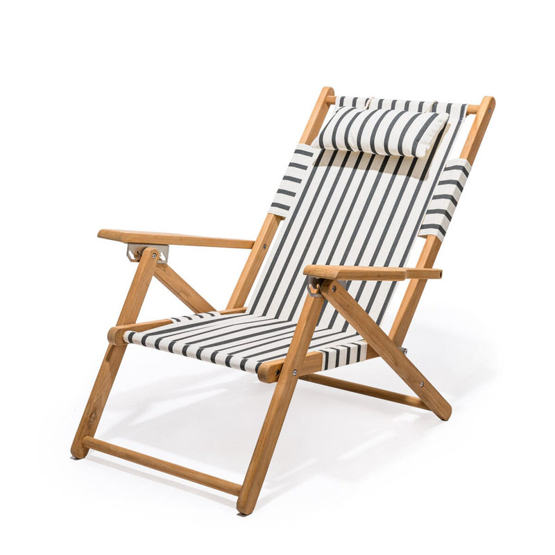 The Tommy Chair, Monaco Black Stripe