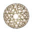 10" Wide Grand Tulip Medallion Mini Pendant