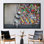 Art abstrait sur toile graffiti abstrait par Martin Watson - décor de chambre d'enfant inspiré Banksy