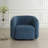  Junie Blue Swivel Barrel Chair