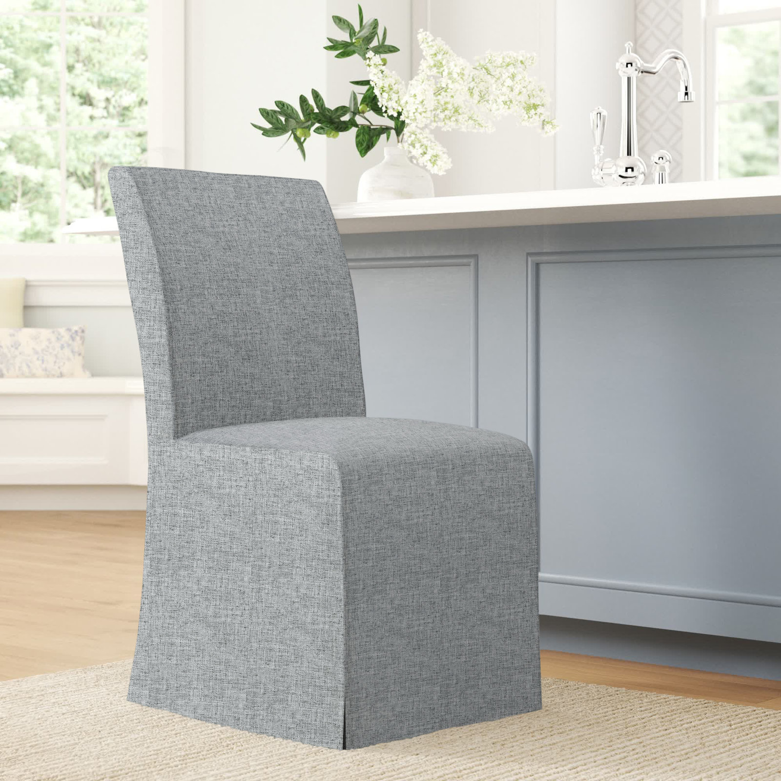 Sumatra Parsons Dining Chair, Zuma Pumice