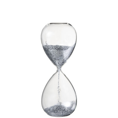 Crewkerne Glass Hourglass Decorative Object