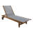 Outdoor Teak Wood Chaise Lounge