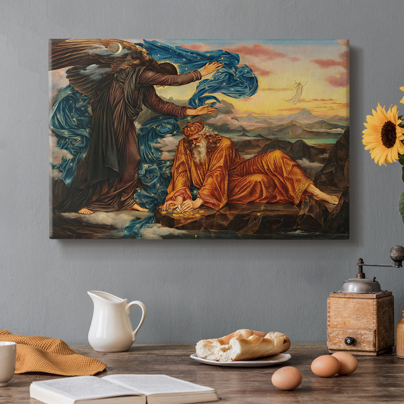 Terre - Evelyn De Morgan - Toile tendue avec châssis - 1897, 8 x 12