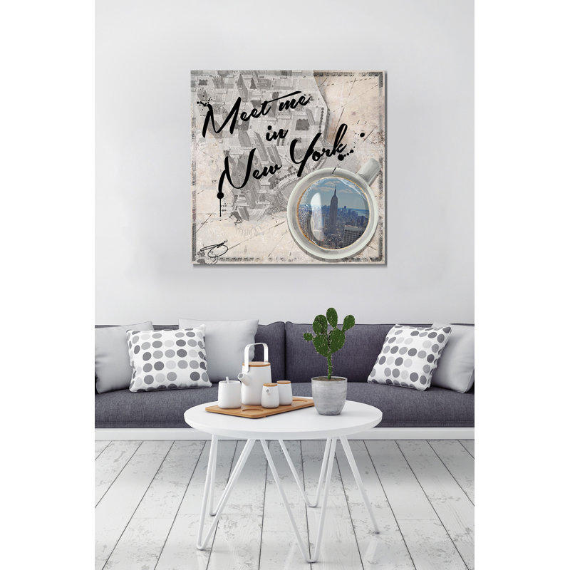 « me répondre à new york », impression, H 18" x l 18" x P 1", Toile tendue
