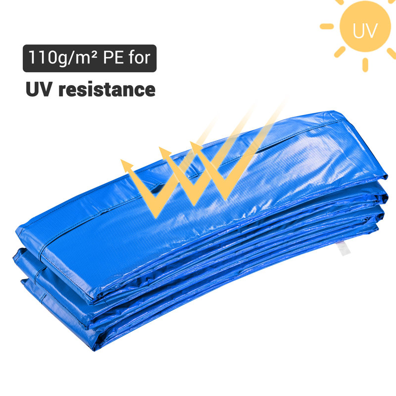 Yescom 13 Ft Universal Round Trampoline Replacement Safety Rebounder Cover Pad EPE Foam, Blue