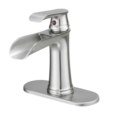 Robinet de lavabo avec casier de plate-forme avec bonde escamotable et conduites d'alimentation Robinets de salle de bain pour lavabo, robinet à une poignée et robinet à un trou